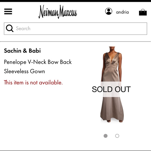 Sachin babi brass Penelope gown - Picture 5 of 9